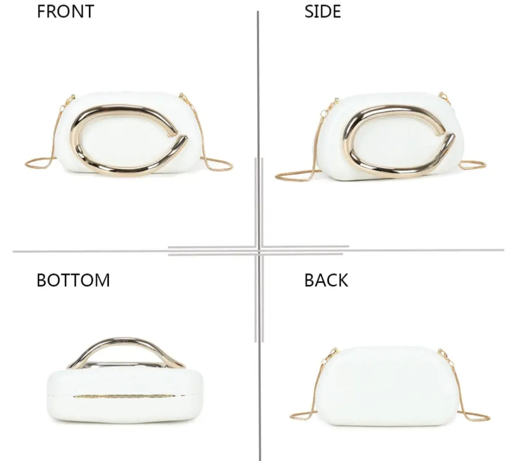 Bolso Glam ring blanco