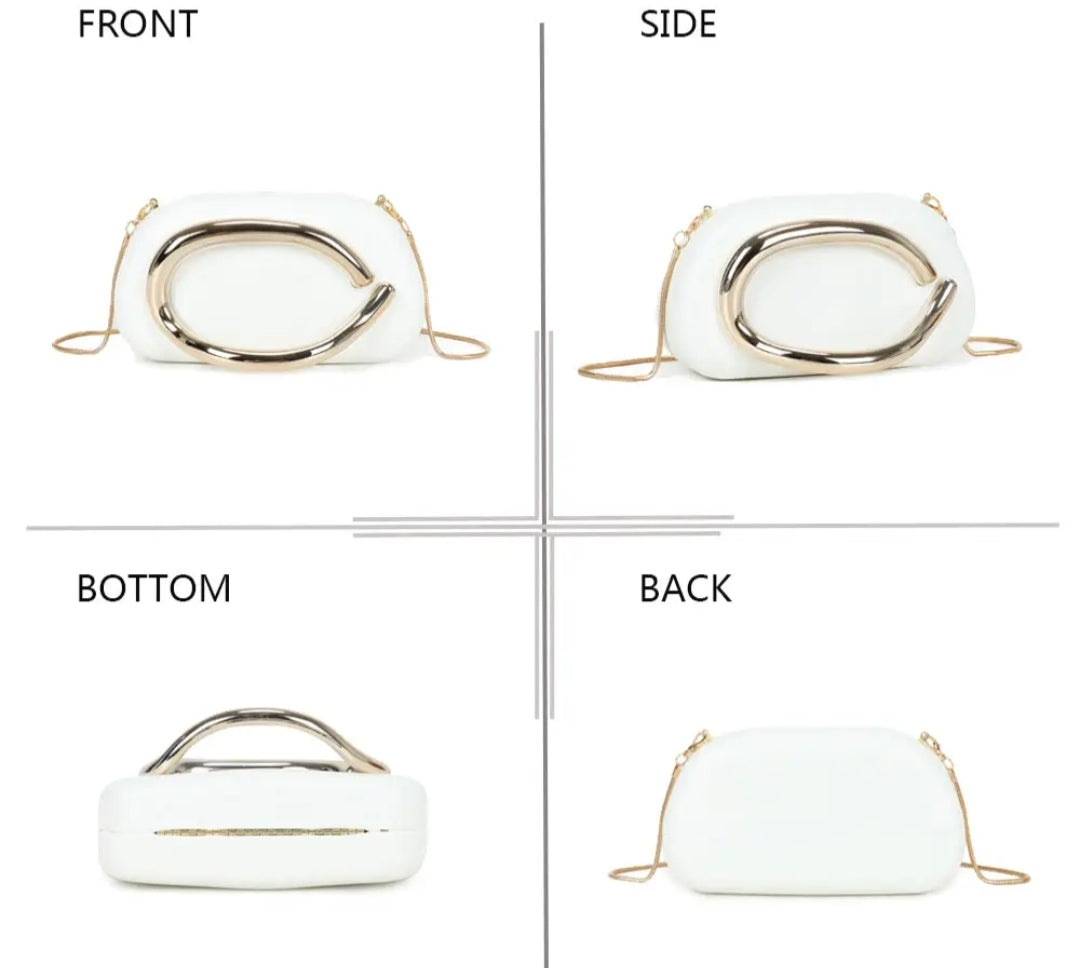 Bolso Glam ring blanco