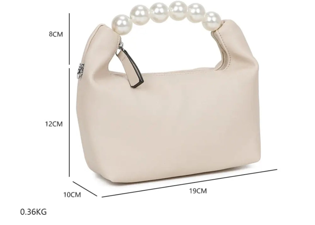 Bolso Pearl beige