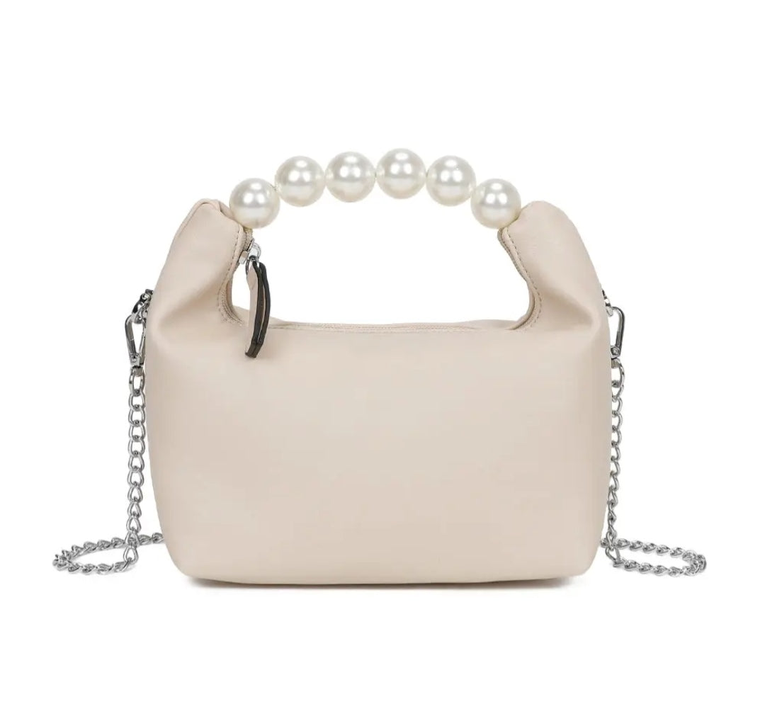 Bolso Pearl beige