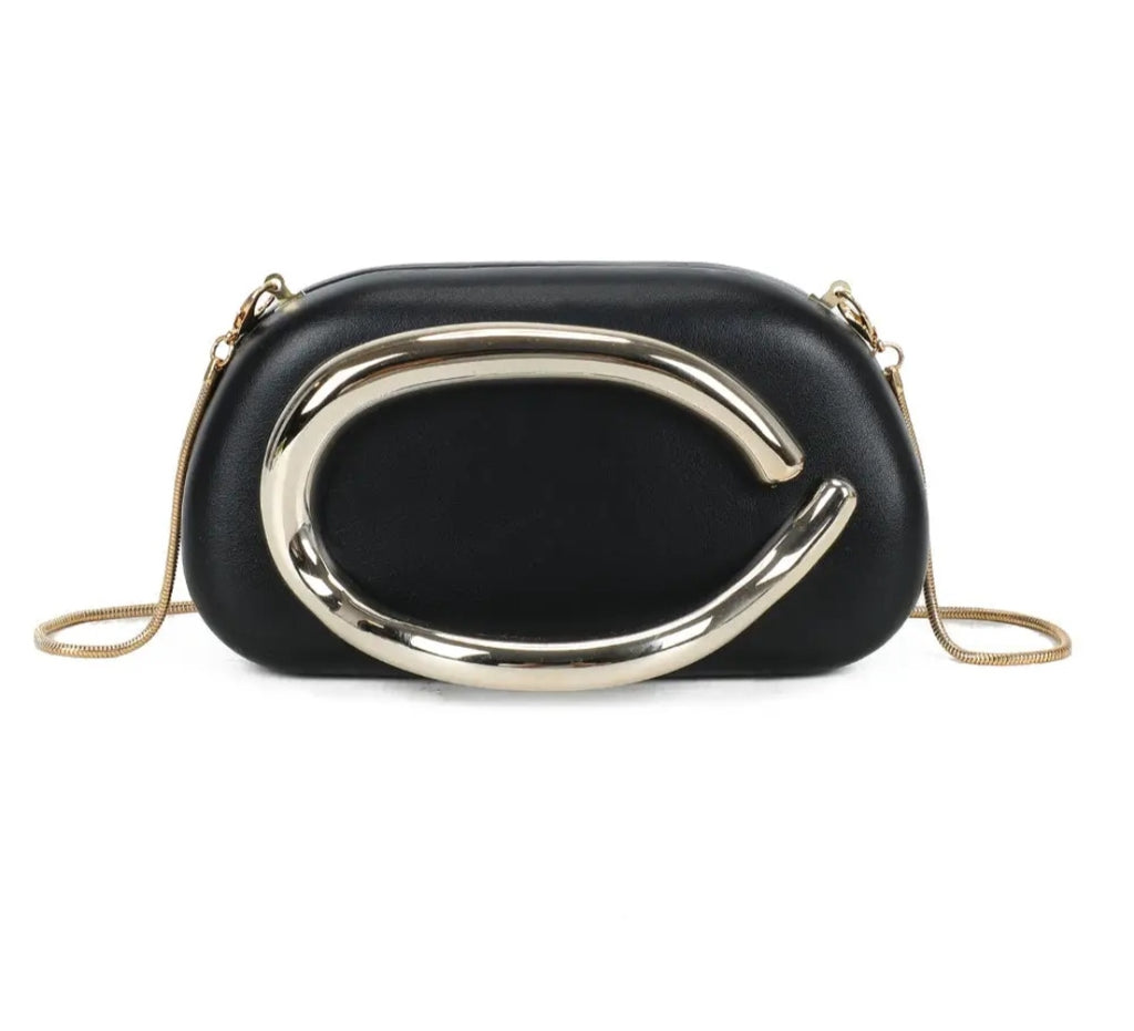 Bolso glam ring negro