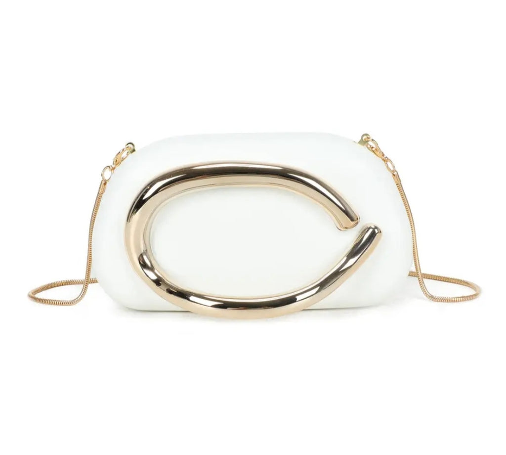 Bolso Glam ring blanco