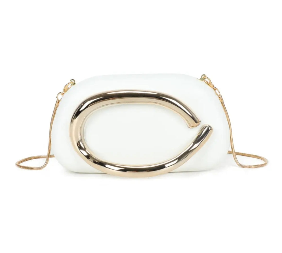 Bolso Glam ring blanco