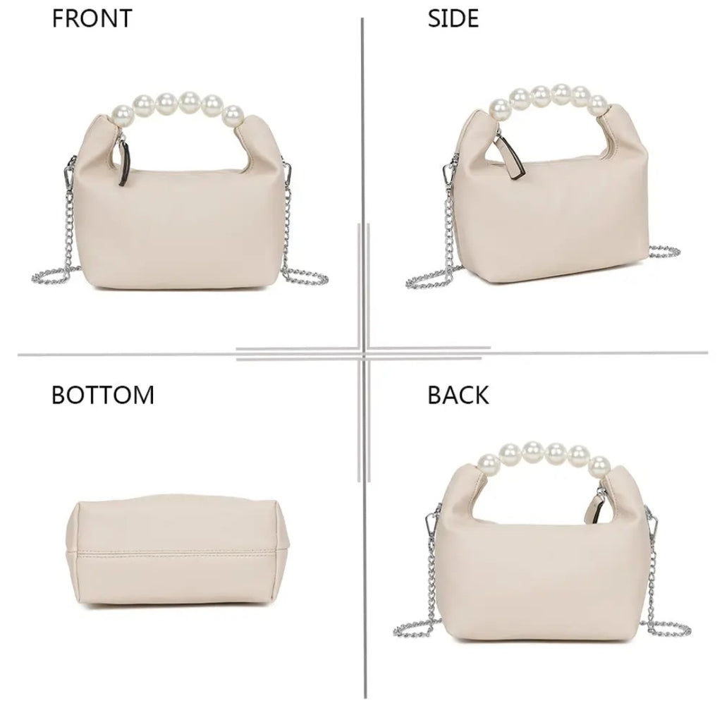 Bolso Pearl beige