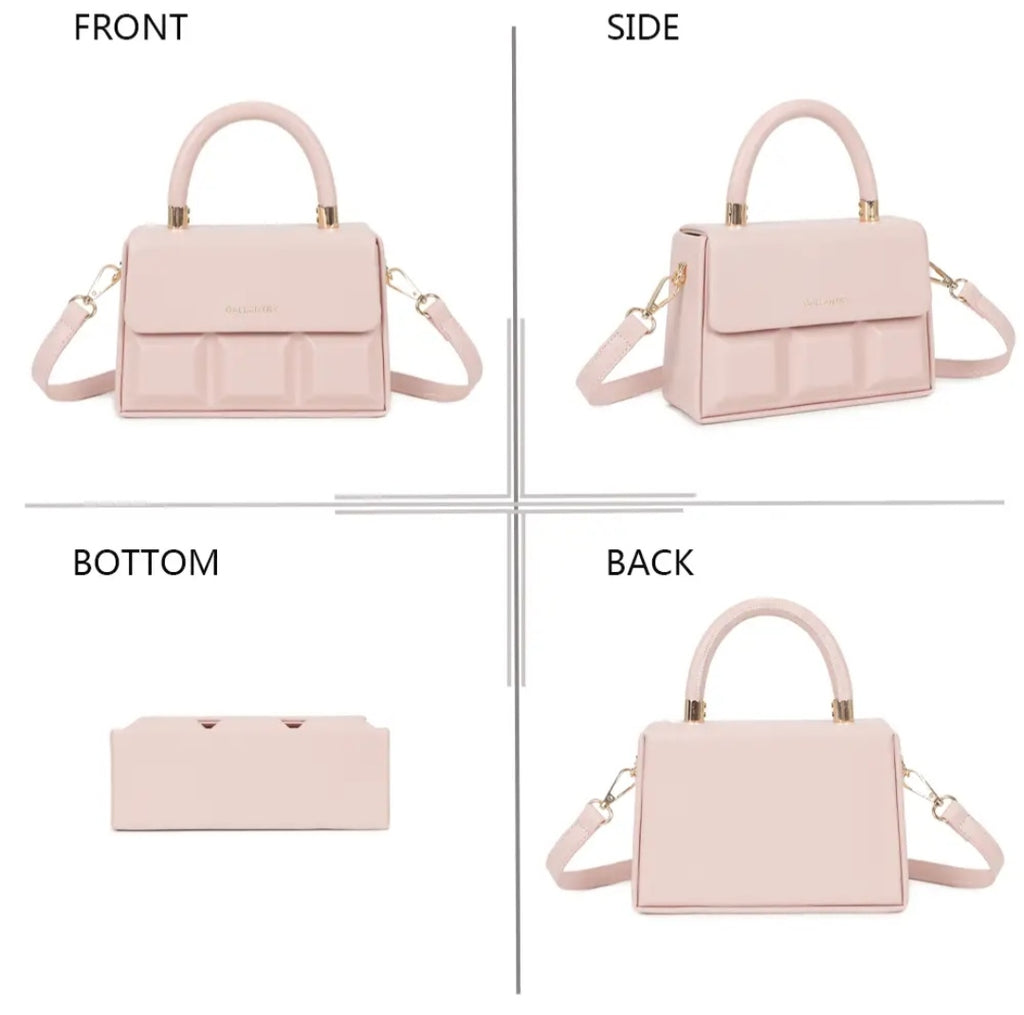 Bolso chocolate rosa
