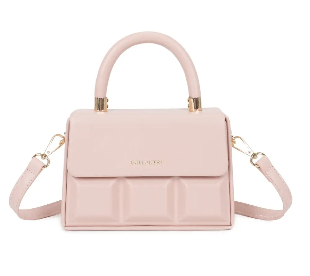 Bolso chocolate rosa
